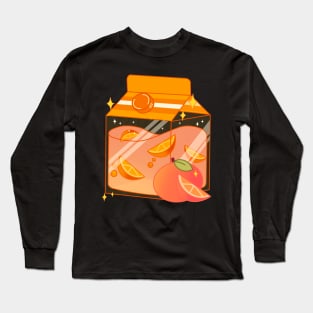 Orange Juice Box Long Sleeve T-Shirt